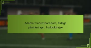 Adama Traoré: Barndom, Tidlige påvirkninger, Fodboldrejse